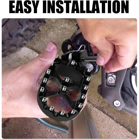 2pcs Foot Pegs Holder for Sur Ron Light Bee X and S Segway X160 X260 Honda CRF150F 03-19 CRF230F 03-19,CNC Aluminum Anti-rust Durable Foot Peg