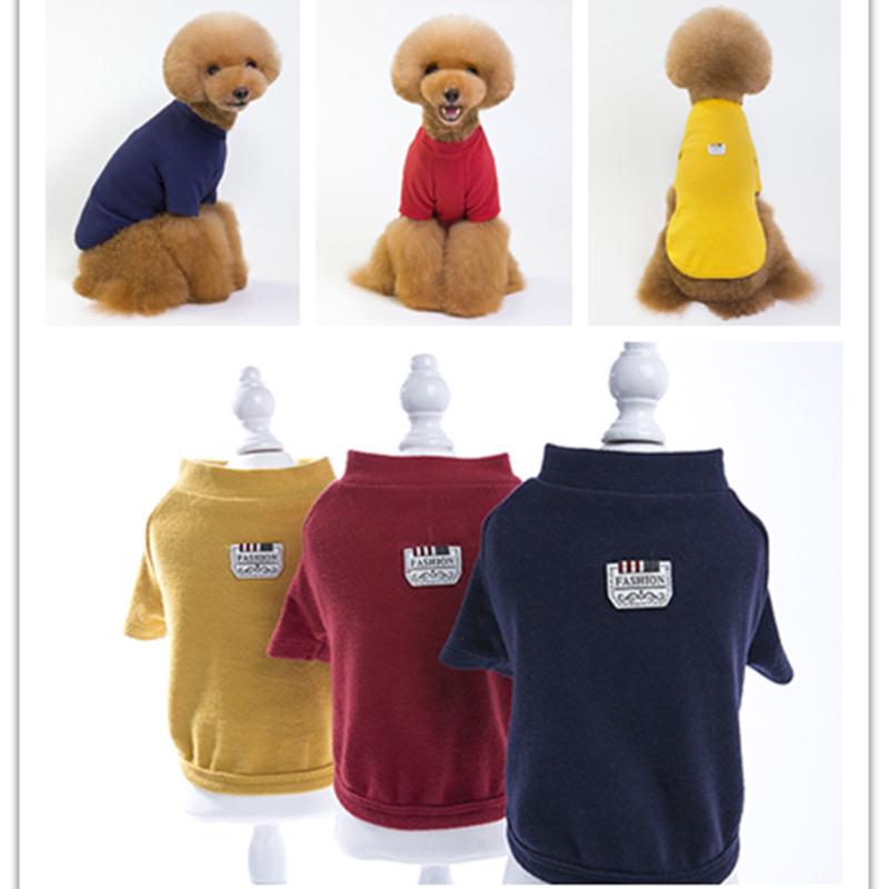 Buy Dog Clothes Autumn Winter Pet Clothes All Cotton Tricolours at