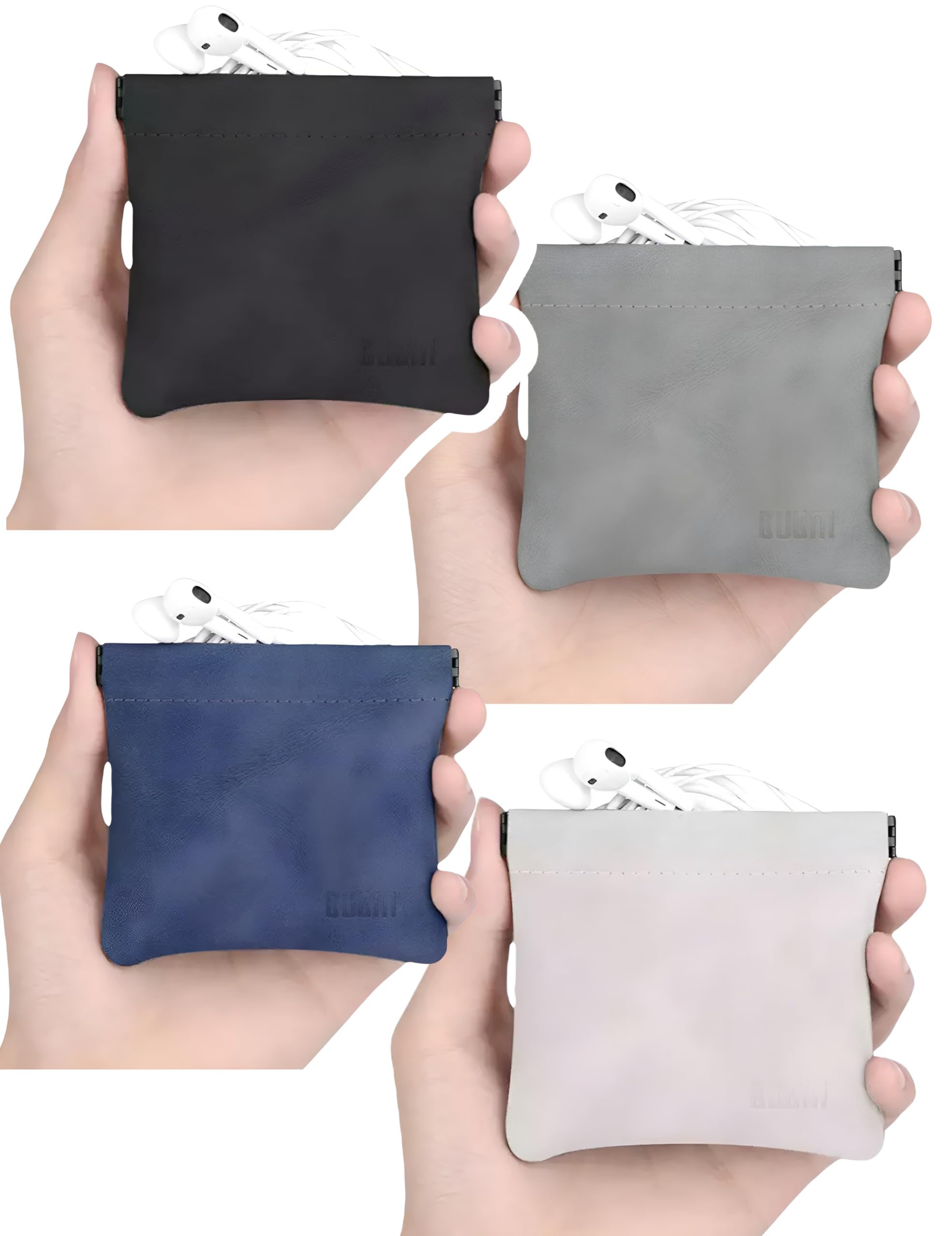 

Hanazen BUBM Earphone Earphone Jewelry Accessory Accessory Jewelry Mini Nubuck Soft Stainless Steel Velvet 10cm Opening Set Case, Pouch, Pouch, Pouch,