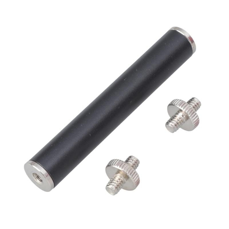 1/4" Male to Male Iron Extension Rod for Camera Mounts Tripods Adapters Light Stands Photography Gear Threaded Connectors Accessories