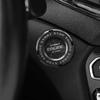 1Pc Car Moto Engine Start Stop Button Cover Blade-type Rotatable Protection Caps For IgnitionSwitch Interior Decoration Sticker