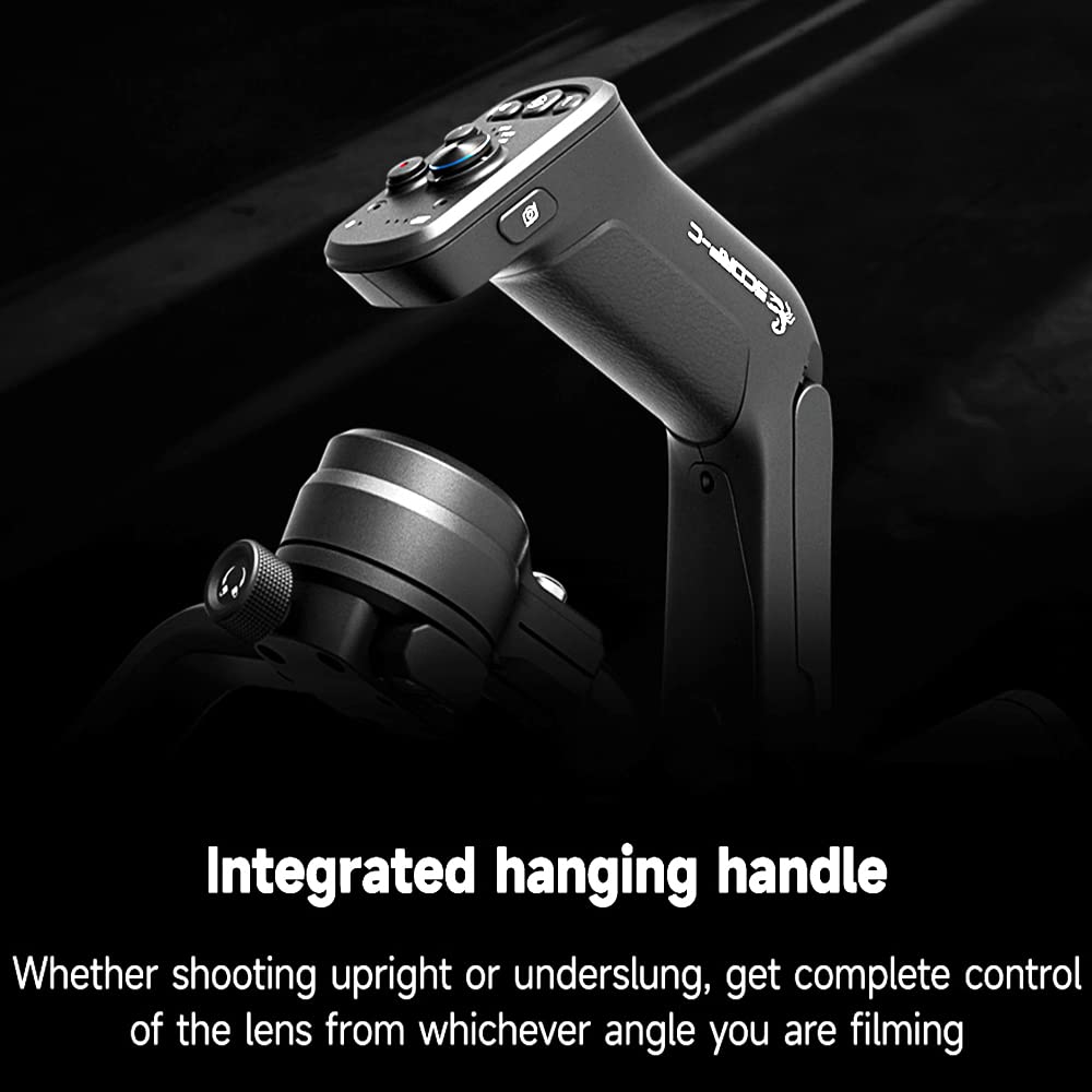 FeiyuTech Camera Stabilizer Electric Gimbal Image Load Capacity Suitable for Canon Eos Zoom Button Cable Control for TIKTOK Video Shooting [] SCORP-C