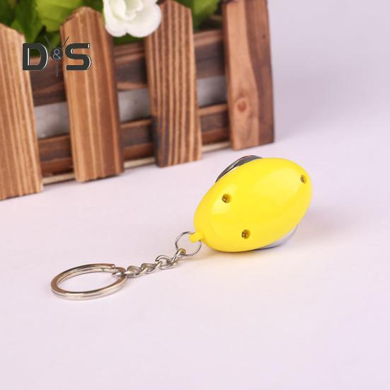 Elektroschock-Enten-Schlüsselanhänger, neuartiges Streich-Gadget-Spielzeug, kleiner elektrischer Touch-Schlüsselanhänger für Witzliebhaber, urkomisches Trickgeschenk