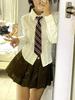 Autumn Y2K White Sexy Shirts Women Streetwear Tunic Long Sleeve Tops Students Jk Preppy Korean Fashion Slim All Match Blouses New