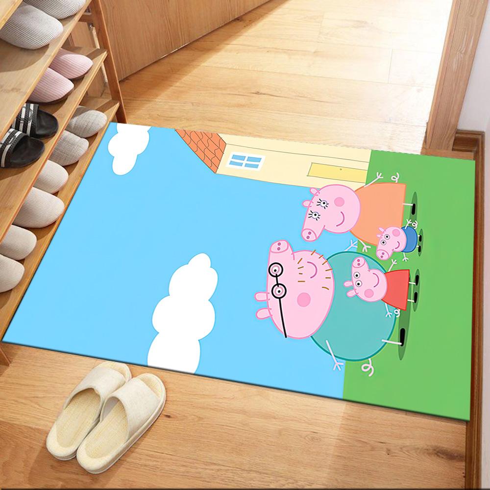 Peppa Pig Fairy Tale Square rugs are a great choice for living rooms, bedrooms, home décor, and as gifts.