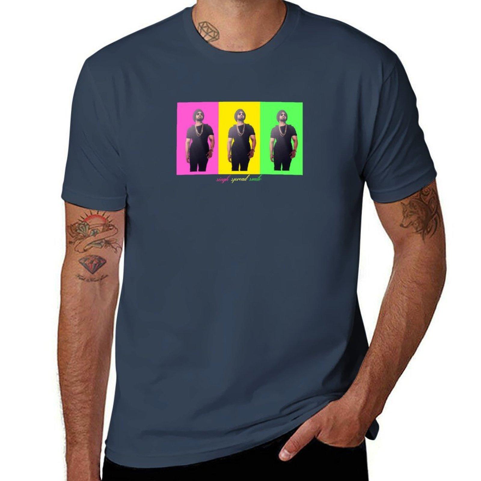 Diljit Dosanjh Born To Shine Tshirt Large Size Soft Cotton Tshirt S