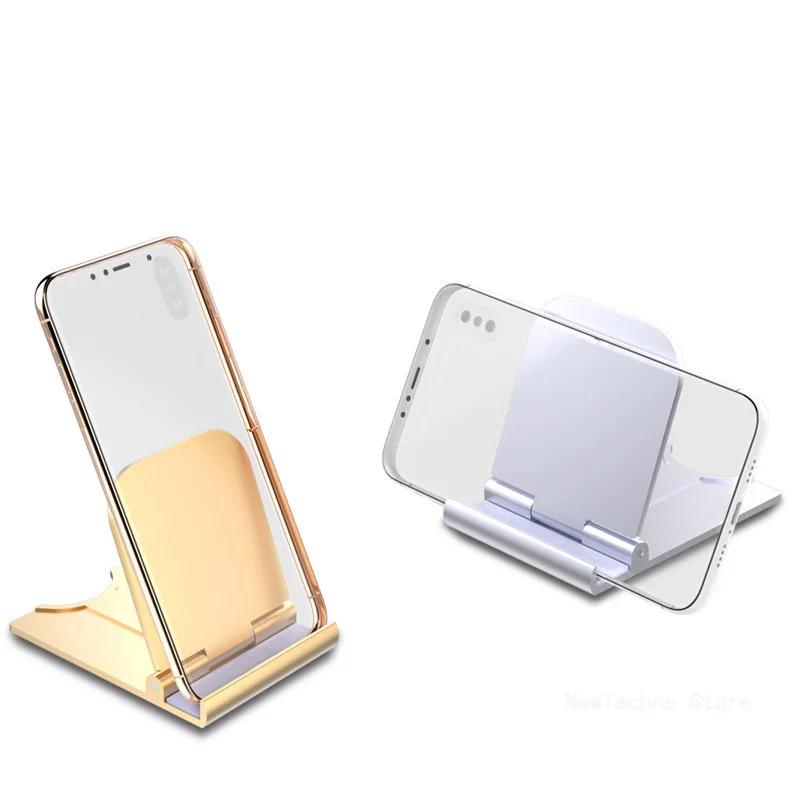 حامل هاتف محمول عالمي وحامل جهاز لوحي لسطح المكتب لـ iphone 13 pro max iPad Samsung حامل مكتبي قابل للتعديل وقابل للطي للهاتف المحمول