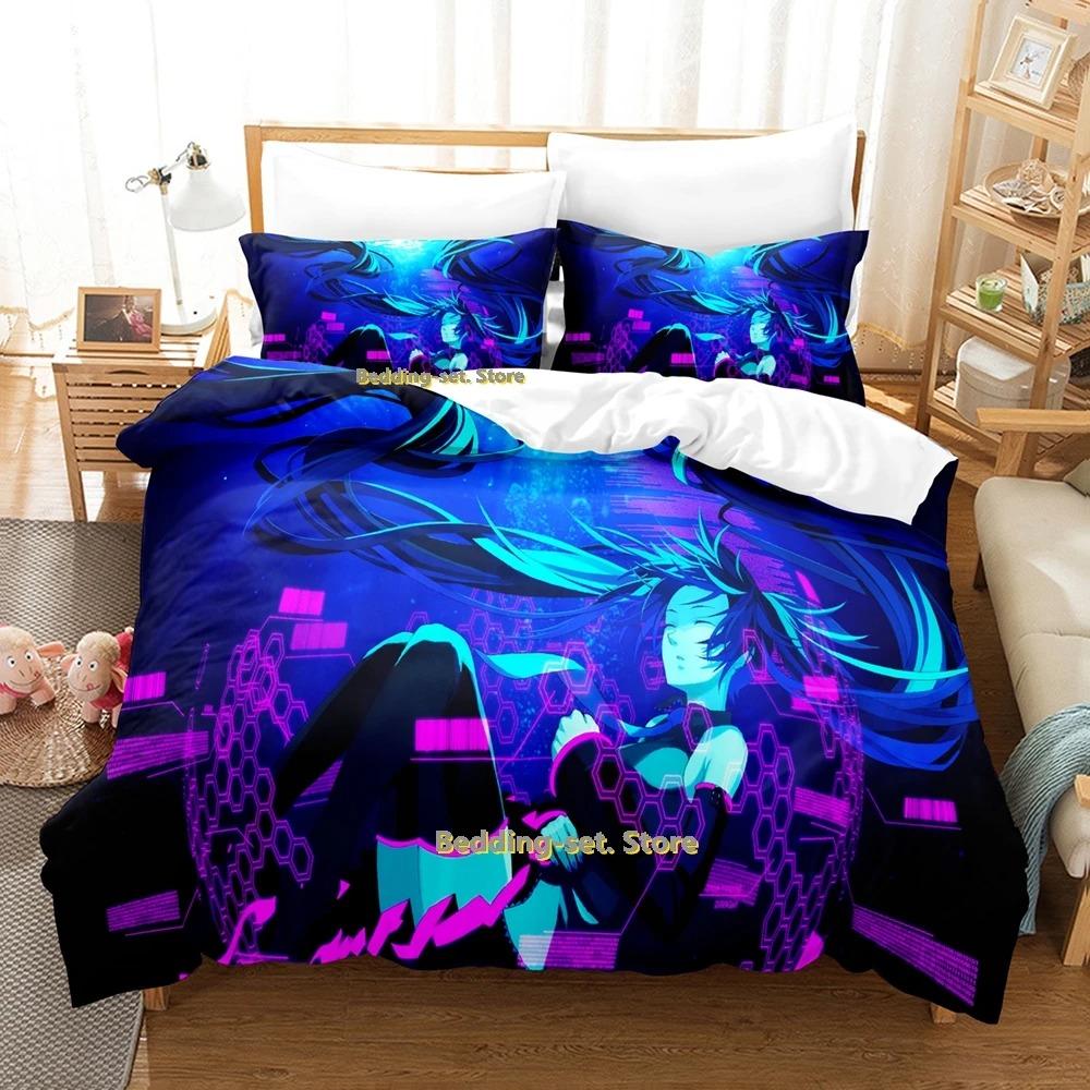 

Comfortable Anime Print Bedding Set With Duvet Cover And Pillowcases Single Twin Full Queen King Sizes For Adults And Kids 70x133cm 2pcs