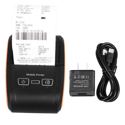 58mm Thermal Printer Bluetooth 4.0 Wireless Multifunction Mini Portable Thermal Label Printer   for