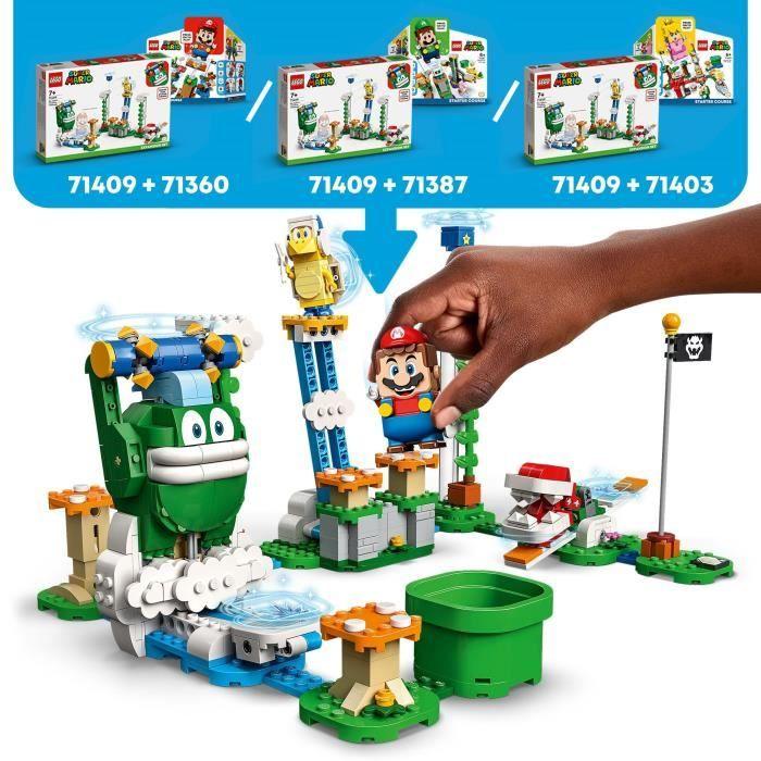 LEGO Super Mario 71409 Ensemble d’Extension Le Défi Du Maxi-Spike Sur Un Nuage, Jouet