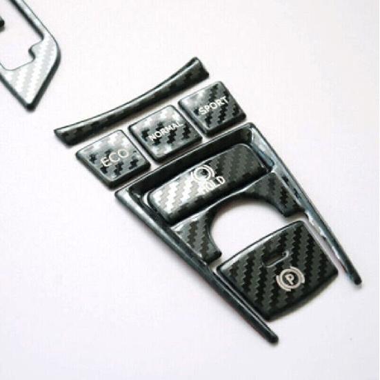 For Toyota Camry 2018-2023 Carbon Fiber Console Shift Panel Button Cover Trim