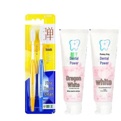 Lion Gum Care Zahnbürste & Kirschblüten Zahnpasta Bundle