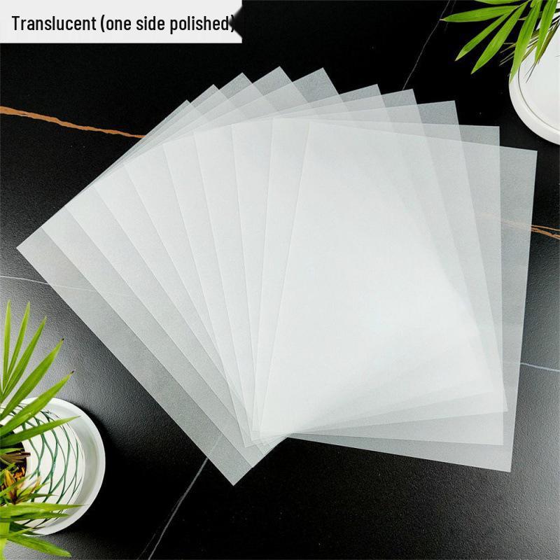 Shrink Film - Handmade, Polished/Unpolished, Transparent, 0.15/0.2/0.3 Thickness, Large Double-Sided, Guangxi Wuzhou. 0.15mm transparent unpolished A4