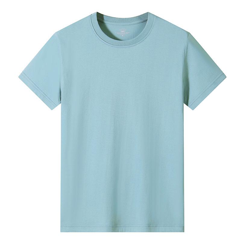 Men's Summer Casual Comfortable T-shirt Quick Drying Short Sleeved Round Neck Sports Training T-shirt Men's Solid Color Breathable Running Top