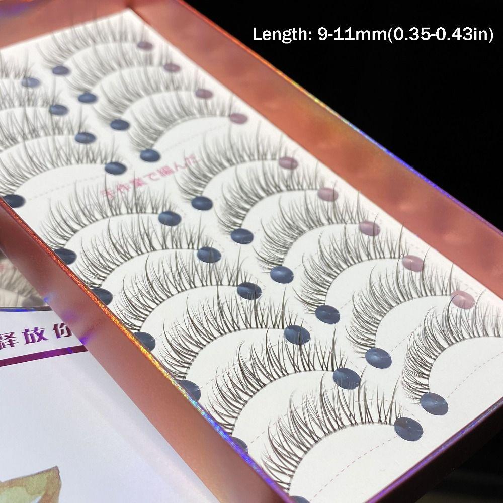 Natural Fake Lashes Wispy False Eyelashes Hot Eyelashes  Makeup Eyelash Extension