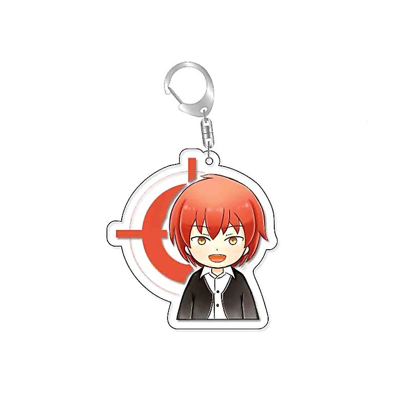 Assassination Classroom Korosensei Shiota Nagisa Anime Acrylic Gift Keychain Keyring Bag Tag