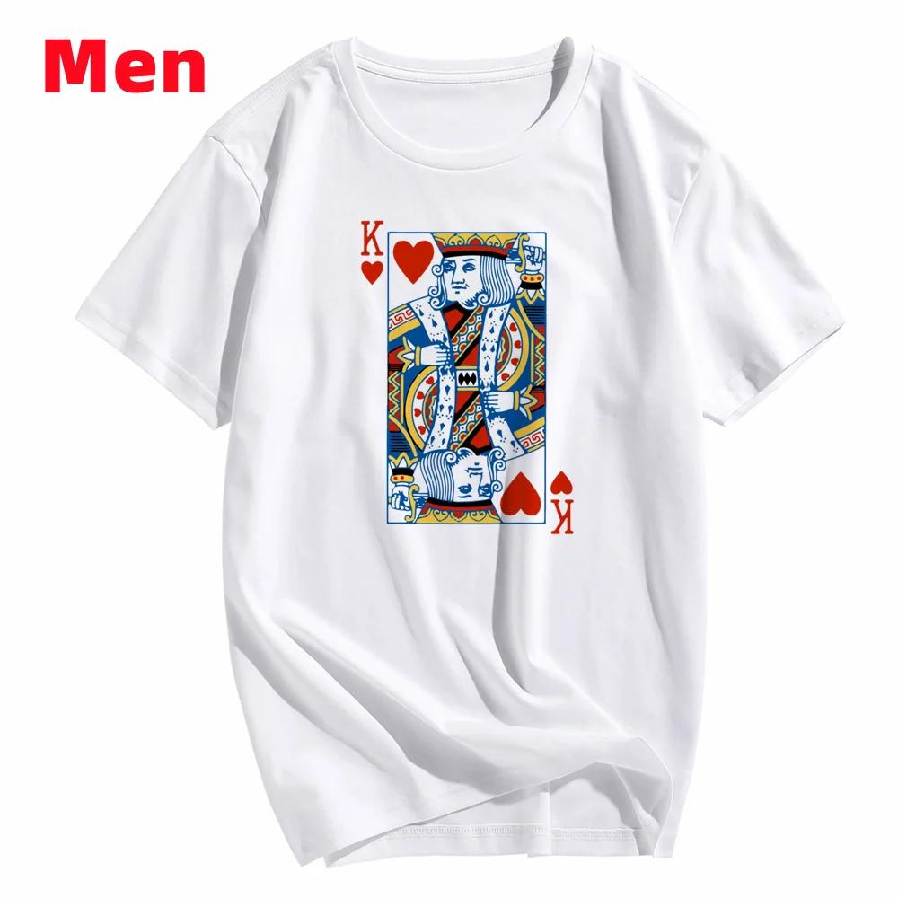 

Heart Bridge Deck of Cards Group Costume TShirts Poker Outfit Cards WomenMen Matching Playing Cards for Casino Party Costume S
