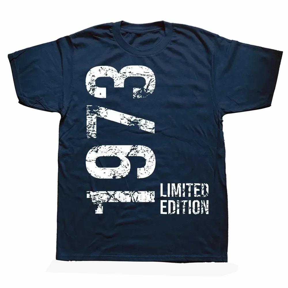 Novelty 50th 50 Years Retro Vintage 1973 T Shirts Graphic Cotton Streetwear Short Sleeve Birthday Gifts Summer Style T-shirt Men