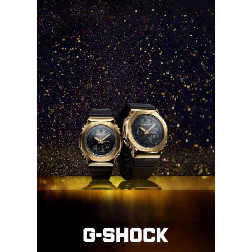 Casio Watch G-Shock Mid Size Model Metal Covered GM-S2100GB-1AJF Black