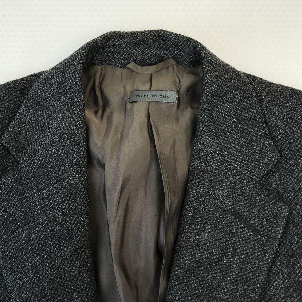 Made in Italy VESTIMENTA BARNEYS NEW YORK Wool Tweed Blazer Men’s M Gray(USED)