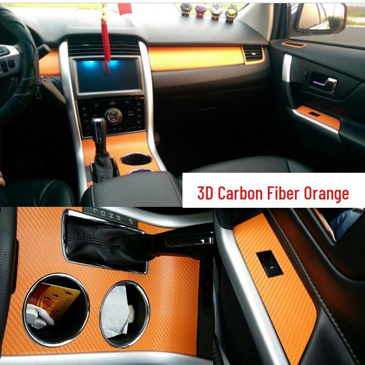 11-13 Year Edge Carbon Fiber Center Console Gear Decal for Interior Decoration