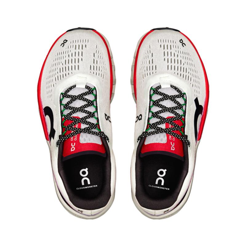 Cloudmonster 2 Ivory Silver Red Damen Sneaker Creme 3WE10113193