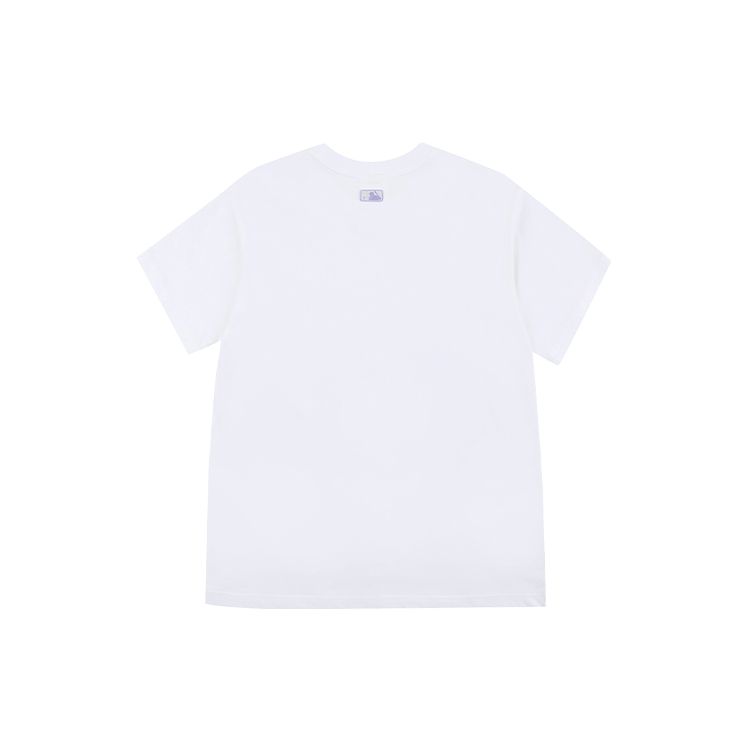 MLB Minimalist Letter Print Loose Sports Casual Fashion American Vintage Short Sleeve T-Shirt Unisex Tops White 31TS32131-07W