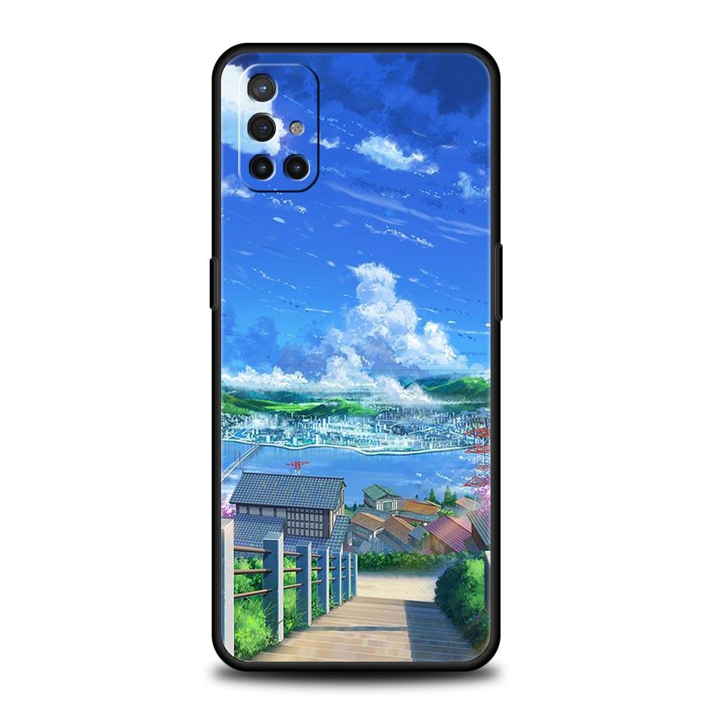 Phone Case For OnePlus 11 10 9 Pro 9T 12R 10R 9R 9RT 10T 8T 8 7 6T 7T Nord 2T CE 2 5G N200 N10 N100 Cover Japan Anime Landscape