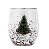 1pc 310-400ml Christmas Tree Wine Glasses Drink Cup Reusable Cocktail Glasses for Party Kitchen KTV Bar Xmas Tree Cup Supplies