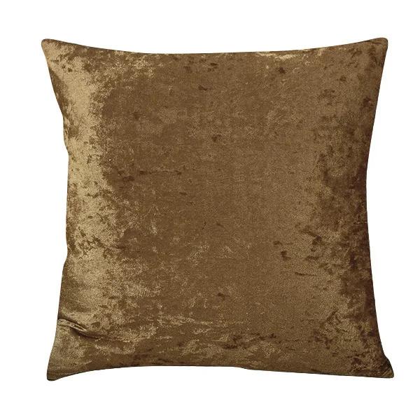 Superweiche Kissenhülle Crushed Velvet Kissenbezug für Wohnzimmer Sofa 45x45cm Dekorative Kissenhülle Nordisch Housse de Coussin