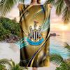 Newcastle United Fußball Strandtuch Weiches Mikrofaser Sommerhandtuch Schnelltrocknendes Saugfähiges Handtuch für Strand Schwimmbad Reisen