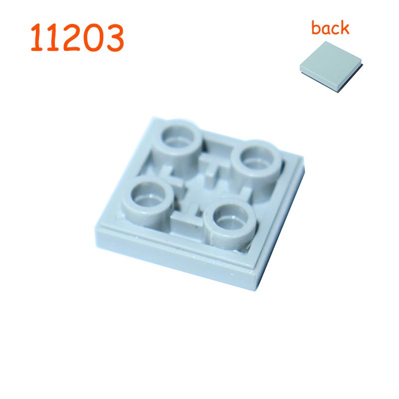 11203 Size 2x2 Reverse Light Panel Building Blocks Moc 2*2 Bricks Assemble Particles Smooth DIY Educational Creative Toy for Kid