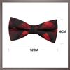 [One Limitation] Bow Tie, Check Pattern, FormalCasual, Wedding, Party, Stylish, Men's NK032 (Gray)