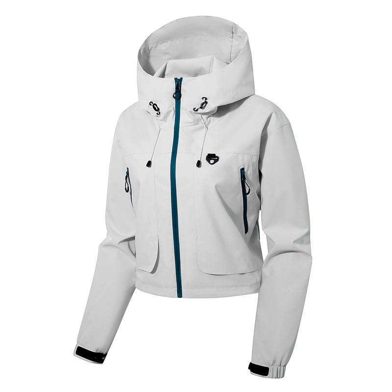 

New Spring and Autumn Jacket Women s Outdoor Mountain Sports Jacket Windproof Single-layer Jacket L