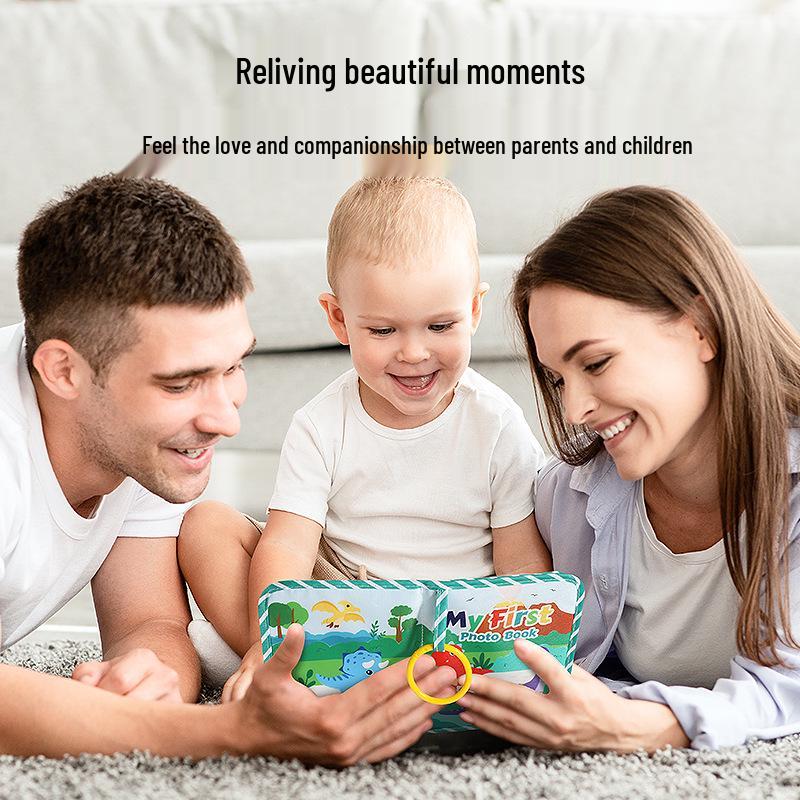 Baby Cloth Photo Album: Newborn Commemorative Book and Cloth Art Toy