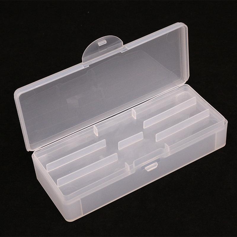 

Двухслойный органайзер для дизайна ногтей, коробка для хранения инструментов для ногтей, прямоугольная коробка для хранения, пластиковый контейнер чистый