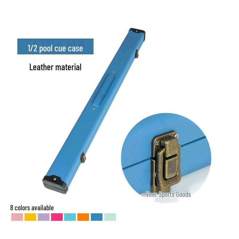 Professionelle zweiteilige Billard Queue Tasche, Ultra-Leicht Kunststoff Stahl, Zwei-Schlitz Design