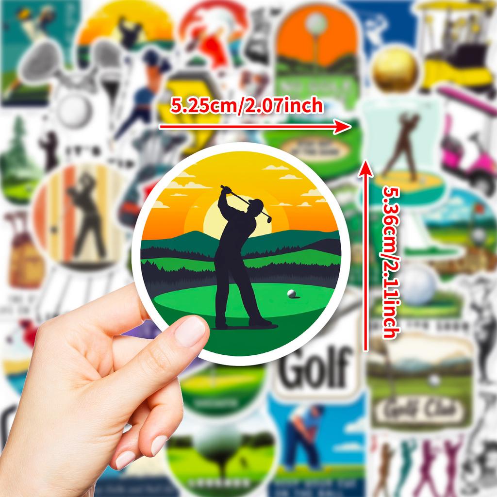 50 Nowe Naklejki Graffiti Sportowe na Zewnątrz do Golfa Walizka Skateboard Wodoodporne Naklejki