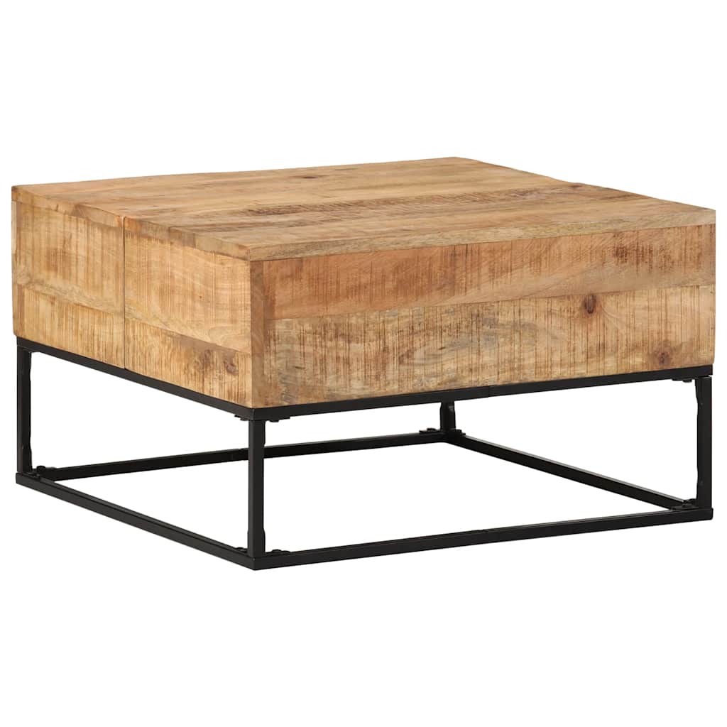 Vidaxl Stolik Kawowy, 68X68X41 Cm, Surowe Drewno Mango