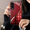 Trendy Luxury Red s26 ultra case s25 ultra case phone case glass for Samsung Galaxy S26 S25 S24 S23 S22 FE Ultra Plus
