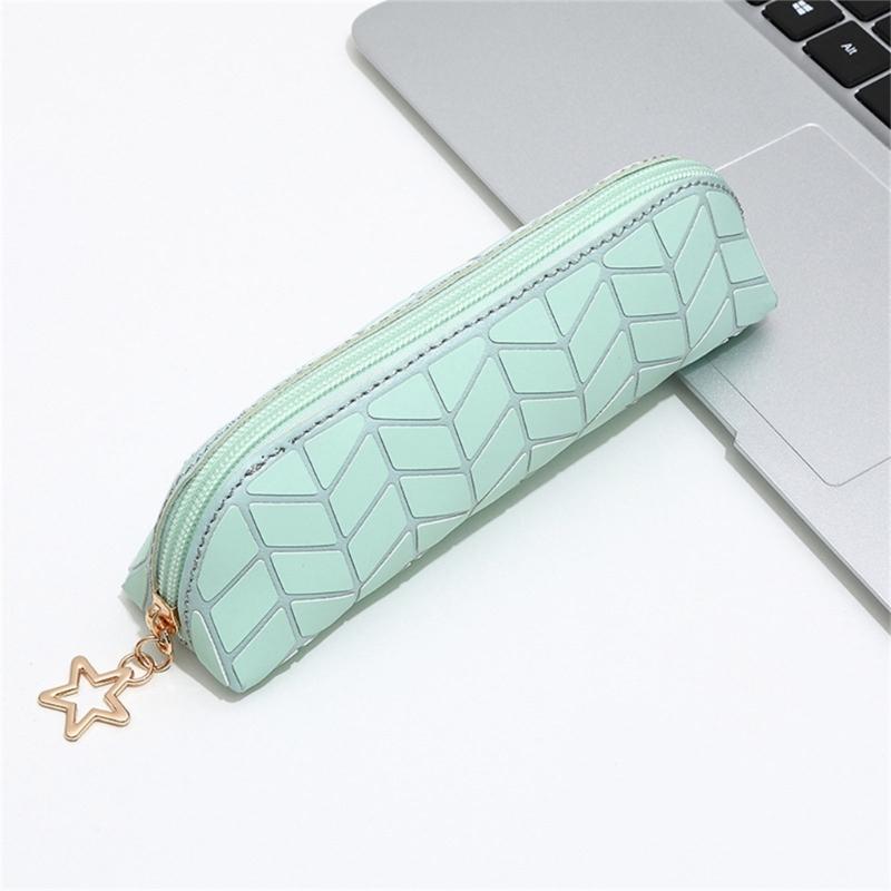 Zippered Design Pen Holders Premium Pen Storage Bag Stationeries Case Pencil Organizers For Students and Professional