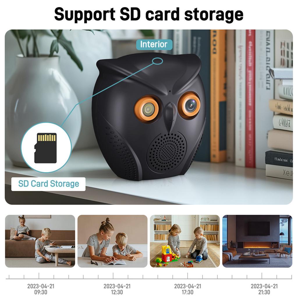 High Definition Bluetooth Speaker with Camera Loudspeaker Dual-Way Voice and Mobile Remote Monitor for Phones