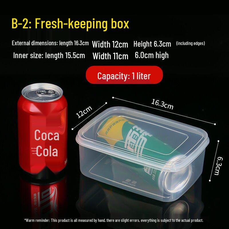 ZISIZ Transparent Food Storage Container