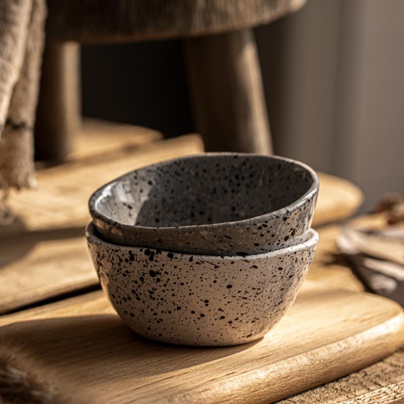 Japanese Retro Style Ceramic Taste Plates, Household Small Plates, Tableware, Dipping Bowls, Small Plates, Hotel Front Dishes