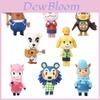 Adorable Animal Crossing Figures Toy Set 8pcs For Cake Topper And Garden Decor
