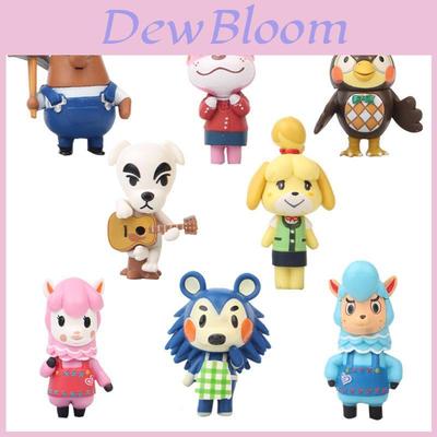 Adorable Animal Crossing Figures Toy Set 8pcs For Cake Topper And Garden Decor