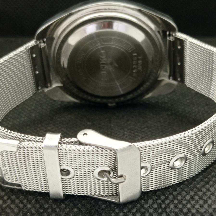 USED JAPAN-MADE SEIKO MENS OLD AUTOMATIC 7005A ORIGINAL DIAL WATCH a416103-2 R10621f-a416103