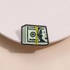 Fashionable Retro Pearl Inlaid Brooch, Suit Brooch