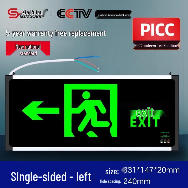 Multifunctional Super Bright Emergency Exit Light & Sign