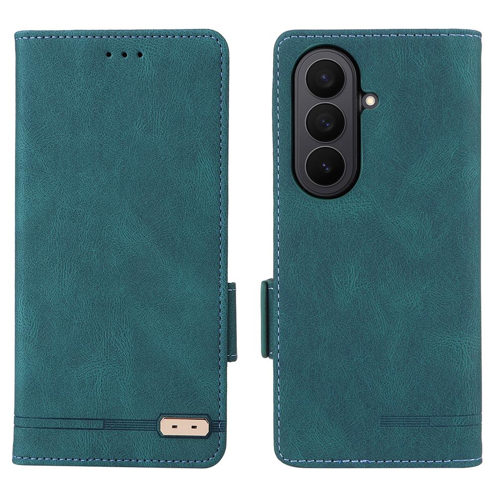 For Samsung Galaxy Z Fold7 5G Case Leather Wallet Flip Phone Cover with Hardware Decor
